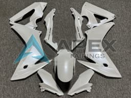 Glossy Pearl White - Honda CBR650F (2014-2016) ABS Fairings | Apex Fairings — view 1