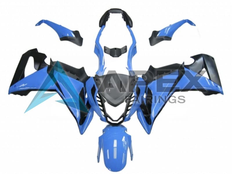Sky Blue Black - Honda CBR650F (2014-2016) ABS Fairings | Apex Fairings
