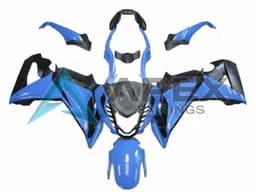 Sky Blue Black - Honda CBR650F (2014-2016) ABS Fairings | Apex Fairings — view 1