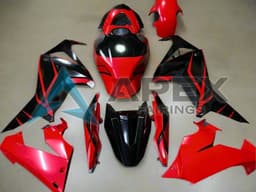 Red Glossy Black Stripe - Honda CBR650R (2021-2023) ABS Fairings | Apex Fairings — view 1