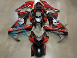 Red Silver Glossy Black - Honda CBR650R (2021-2023) ABS Fairings | Apex Fairings — view 1