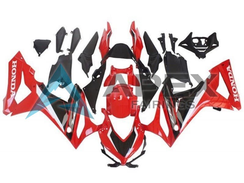 Red White Black - Honda CBR650R (2021-2023) ABS Fairings | Apex Fairings