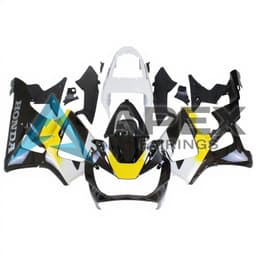 Black & Yellow - Honda CBR900RR CBR929RR (2000-2001) ABS Fairings | Apex Fairings — view 1