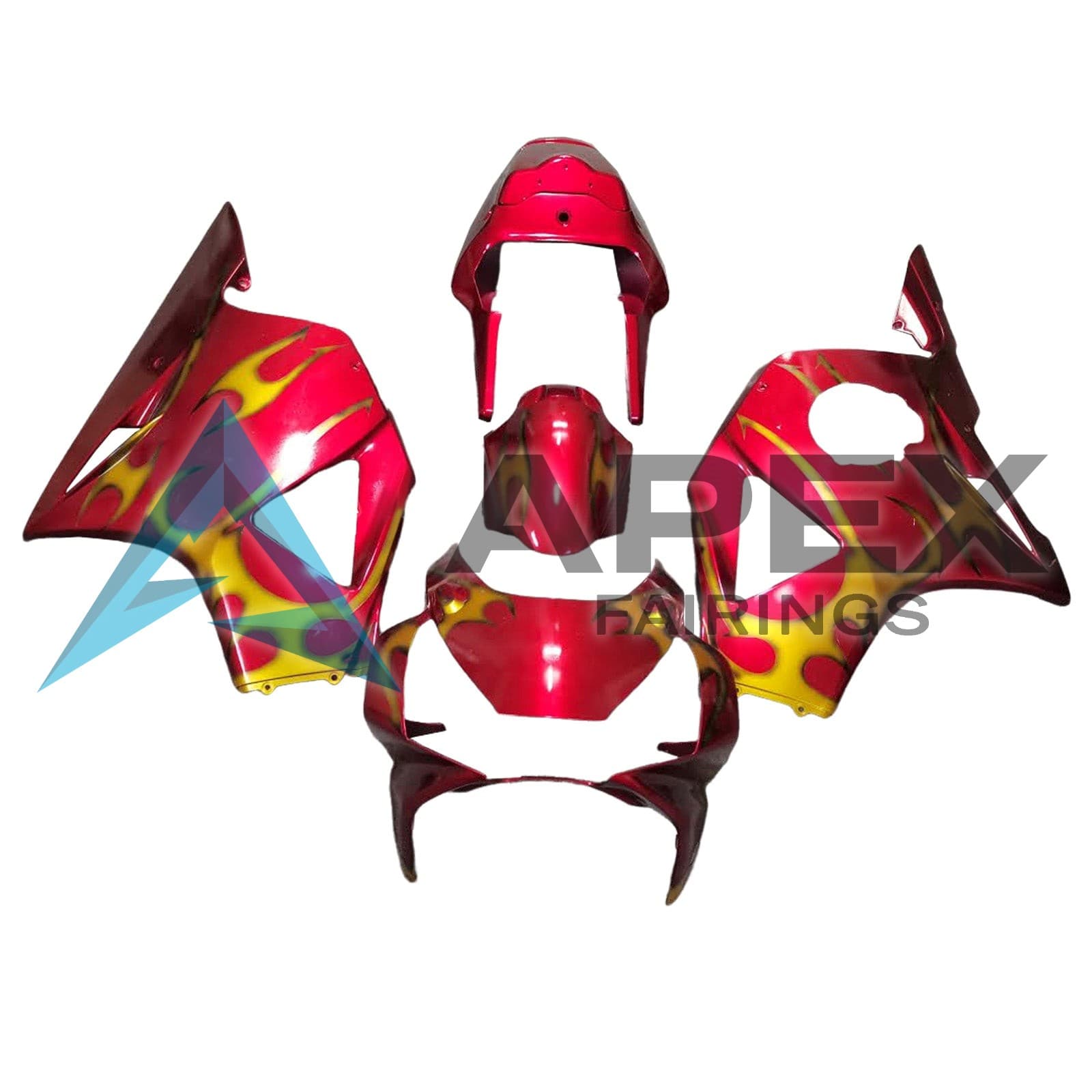 Red & Gold - Honda CBR900RR CBR959RR (2002-2003) ABS Fairings | Apex Fairings