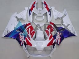 White Red Blue - Honda CBR900RR CBR893RR SC28 (1994-1995) ABS Fairings | Apex Fairings — view 1