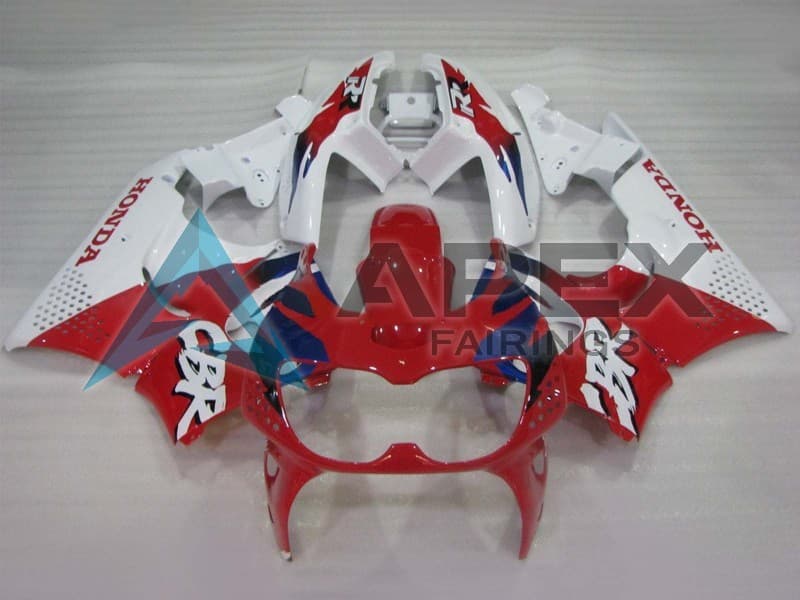 White Red Dark Blue - Honda CBR900RR CBR893RR SC28 (1994-1995) ABS Fairings | Apex Fairings