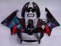 Dark Blue Maroon Red Glossy Black - Honda CBR900RR CBR893RR SC28 (1994-1995) ABS Fairings | Apex Fairings — view 1