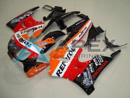Orange White Red Glossy Black HRC Repsol - Honda CBR900RR CBR893RR SC28 (1994-1995) ABS Fairings | Apex Fairings — view 1