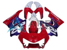 White Red Blue - Honda CBR900RR CBR919RR SC33 (1998-1999) ABS Fairings — Style FE28 | Apex Fairings — view 1
