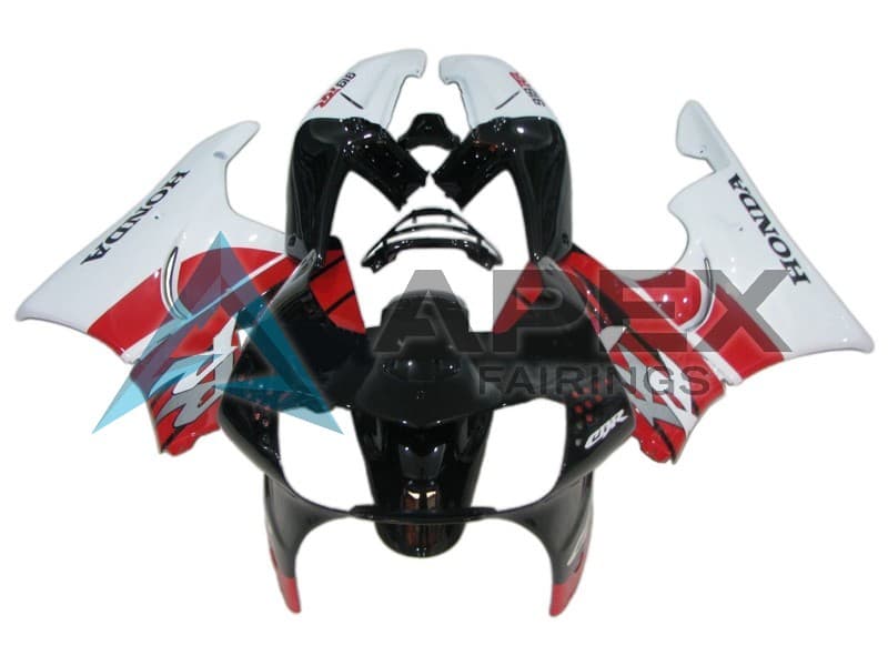 White Red Glossy Black - Honda CBR900RR CBR919RR SC33 (1998-1999) ABS Fairings | Apex Fairings