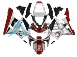 White Red Glossy Black Pramac - Honda CBR900RR CBR929RR SC44 (2000-2001) ABS Fairings | Apex Fairings — view 1