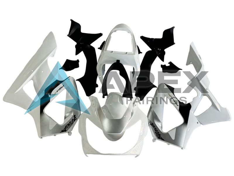 White Silver - Honda CBR900RR CBR929RR SC44 (2000-2001) ABS Fairings | Apex Fairings