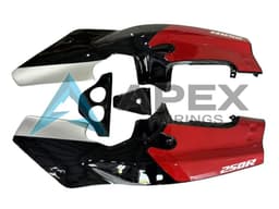 Silver Red Glossy Black - Honda NSR250R MC28 (1988-1989) ABS Fairings | Apex Fairings — view 4