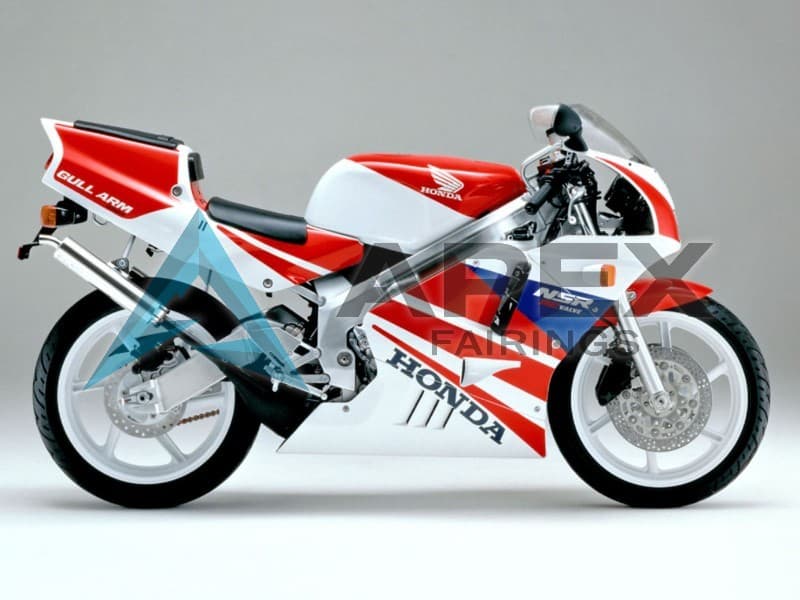 White Red Blue - Honda NSR250R MC28 (1990-1993) ABS Fairings | Apex Fairings