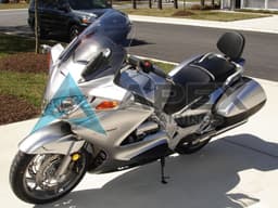 Silver Matte Black - Honda Honda ST 1300 / Pan European 1300 (2002-2016) ABS Fairings — Style FE10 | Apex Fairings — view 2