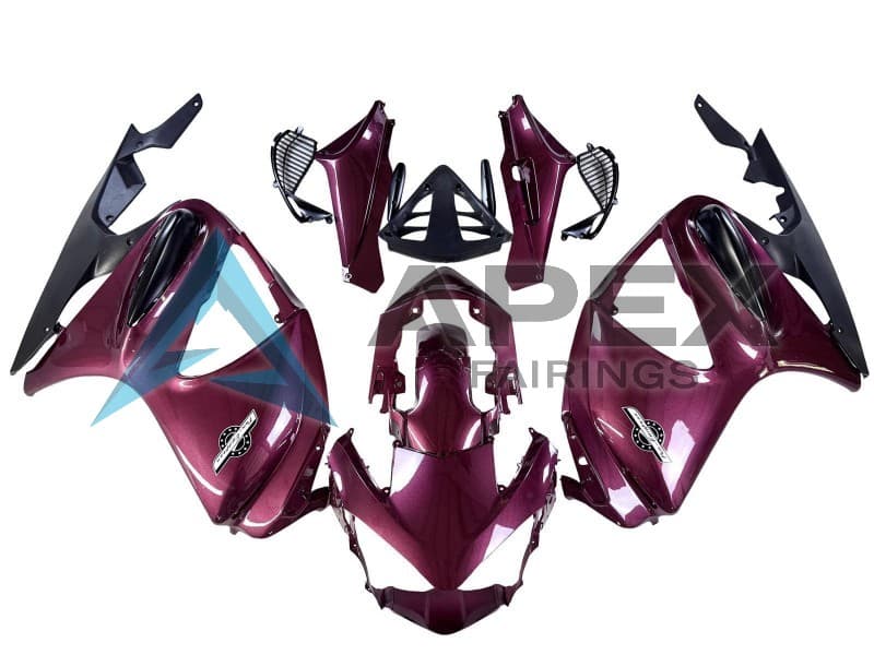 Purple Matte Black - Honda Honda ST 1300 / Pan European 1300 (2002-2016) ABS Fairings | Apex Fairings