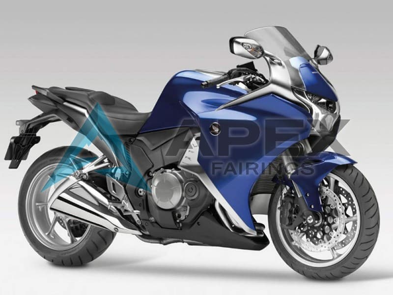 Blue Black - Honda VFR1200F (2010-2013) ABS Fairings | Apex Fairings