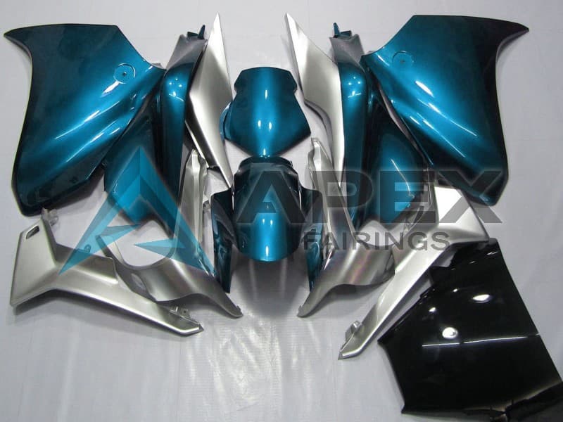 Silver Light Blue - Honda VFR1200F (2010-2013) ABS Fairings | Apex Fairings