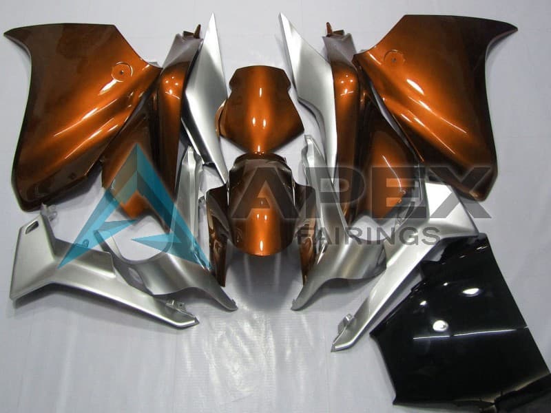 Silver Orange - Honda VFR1200F (2010-2013) ABS Fairings | Apex Fairings