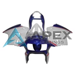 White & Blue - Honda VFR800 Viffer / Interceptor (1998-2001) ABS Fairings | Apex Fairings — view 1