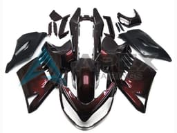 Maroon Red Black - Kawasaki GTR1400 / ZG1400 (2007-2009) ABS Fairings | Apex Fairings — view 1