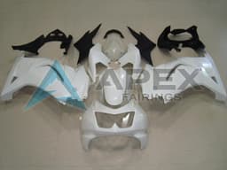 White - Kawasaki Ninja250 / EX250 / ZX-250R (2008-2012) ABS Fairings — Style FE85 | Apex Fairings — view 1