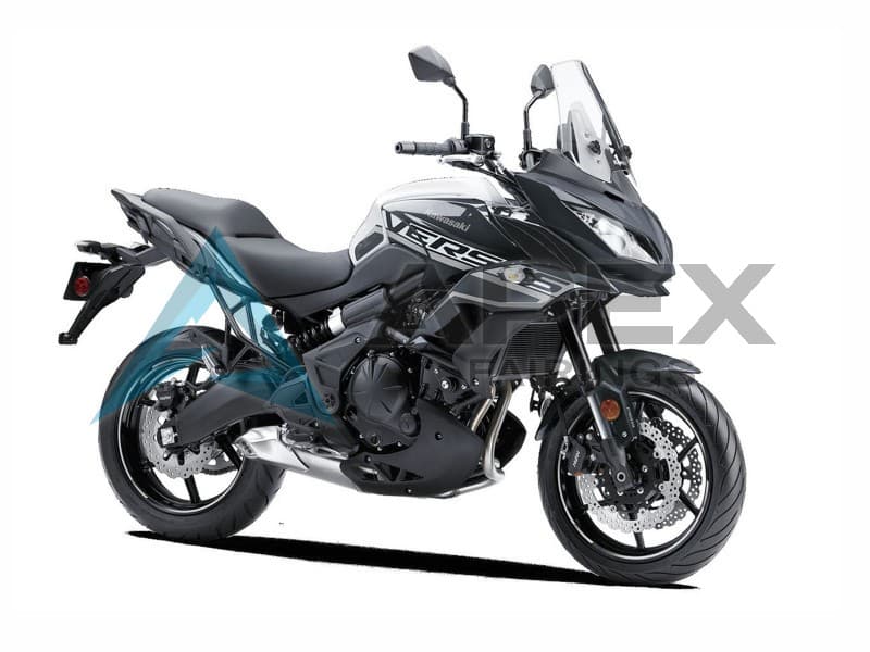 White  Versys - Kawasaki Versys650 (2015-2021) ABS Fairings | Apex Fairings