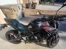 Black Red - Kawasaki Z650 (2020-2025) ABS Fairings | Apex Fairings — view 1