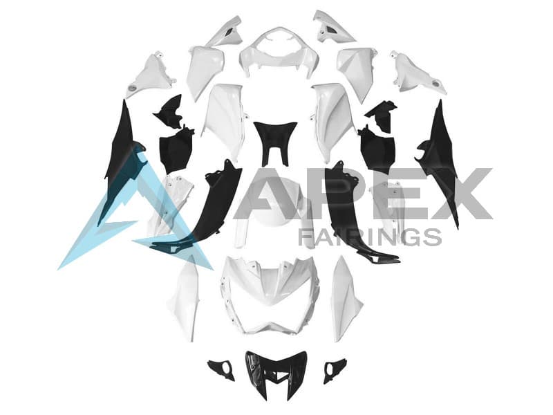 White - Kawasaki Z800 (2013-2016) ABS Fairings | Apex Fairings
