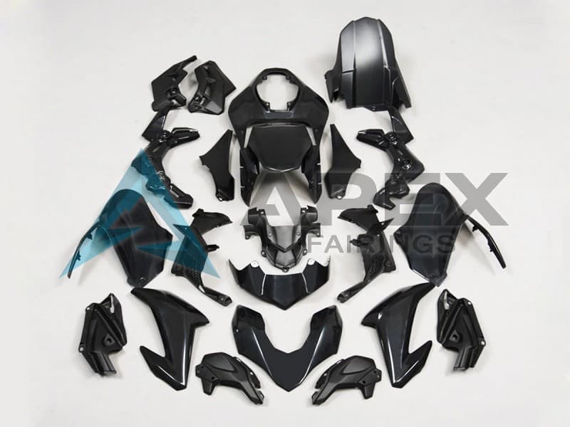 Matte Black - Kawasaki Z900 (2017-2019) ABS Fairings | Apex Fairings