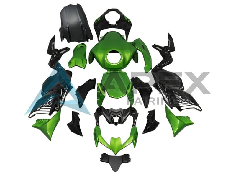 Green Black - Kawasaki Z900 (2020-2024) ABS Fairings | Apex Fairings