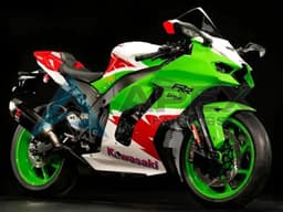 White Green Red - Kawasaki ZX-10R (2021-2025) ABS Fairings | Apex Fairings — view 1