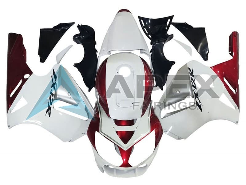 White Red Black - Kawasaki ZX-12R (2002-2006) ABS Fairings | Apex Fairings