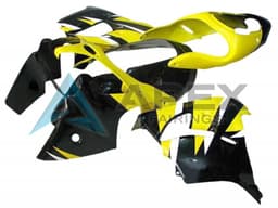 Yellow Black - Kawasaki ZX-12R (2002-2006) ABS Fairings | Apex Fairings — view 1