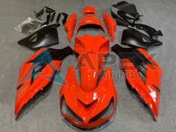 Red Matte Black - Kawasaki ZX-14R (2012-2026) ABS Fairings — Style FE47 | Apex Fairings — view 1