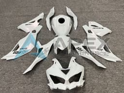 Pearl White Black - Kawasaki ZX-25R / ZX-4R / ZX-4RR (2019-2025) ABS Fairings | Apex Fairings — view 1