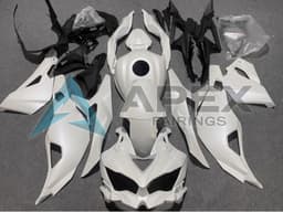 Pearl White - Kawasaki ZX-25R / ZX-4R / ZX-4RR (2019-2025) ABS Fairings | Apex Fairings — view 1
