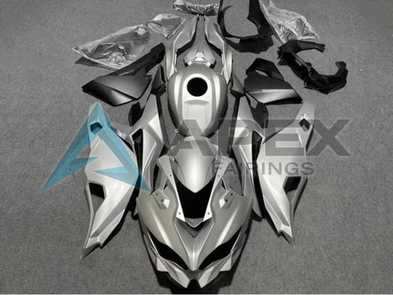 Silver Black - Kawasaki ZX-25R / ZX-4R / ZX-4RR (2019-2025) ABS Fairings | Apex Fairings
