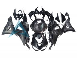 Matte Black - Kawasaki ZX-6R (2024-2026) ABS Fairings — Style FE7 | Apex Fairings — view 1