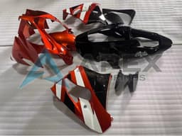 Red White Glossy Black - Kawasaki ZX-9R (2002-2003) ABS Fairings | Apex Fairings — view 1