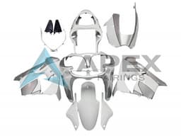 White Silver - Kawasaki ZX-9R (2002-2003) ABS Fairings | Apex Fairings — view 1
