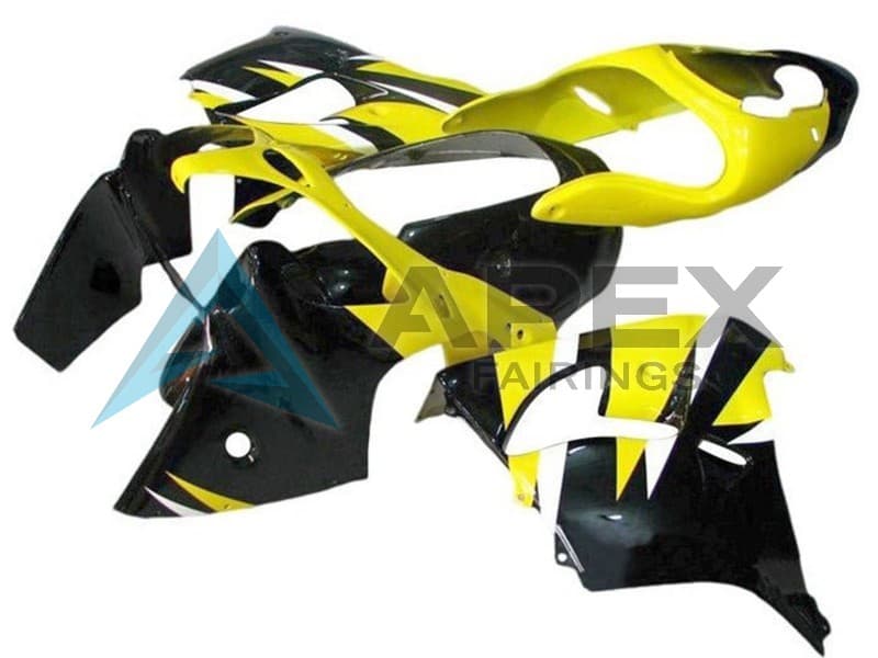 Yellow Black - Kawasaki ZX-9R (2002-2003) ABS Fairings | Apex Fairings
