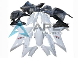 White Black - Suzuki GSX250R (2017-2020) ABS Fairings — Style FE12 | Apex Fairings — view 1