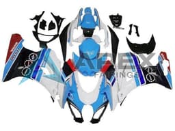 White Blue Stripe Red - Suzuki GSX-R1000 (2017-2026) ABS Fairings | Apex Fairings — view 1