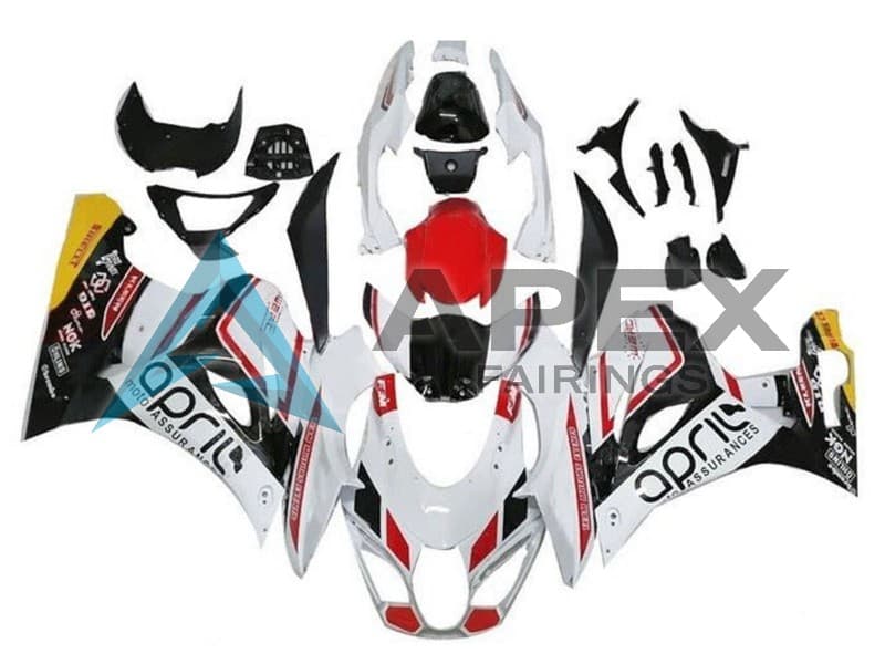 White Red Yellow Black - Suzuki GSX-R1000 (2017-2026) ABS Fairings | Apex Fairings