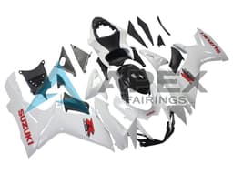 White Glossy Black Red Decal - Suzuki GSX-R600 (2011-2026) ABS Fairings | Apex Fairings — view 2