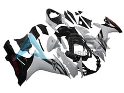 White Glossy Black - Suzuki GSX-R600 (2011-2026) ABS Fairings — Style FE168 | Apex Fairings — view 2