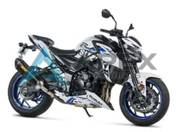 White Blue Ecstar - Suzuki GSX-S750 (2017-2022) ABS Fairings | Apex Fairings — view 1