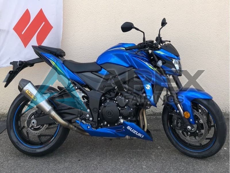 Blue Black - Suzuki GSX-S750 (2017-2022) ABS Fairings — Style FE5 | Apex Fairings