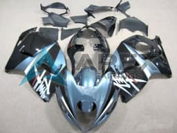 Light Blue Dark Blue White Black - Suzuki GSX-R1300 Hayabusa (1999-2007) ABS Fairings | Apex Fairings — view 1